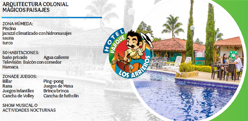 servicios_parque_los_arrieros - Alquiler Fincas Turisticas Quindio, Eje Cafetero, Hoteles, Alojamientos