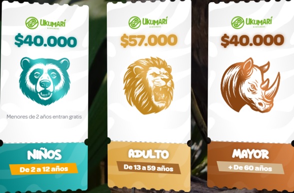 tarifas-bioparque-ukumari - Alquiler Fincas Turisticas Quindio, Eje Cafetero, Hoteles, Alojamientos